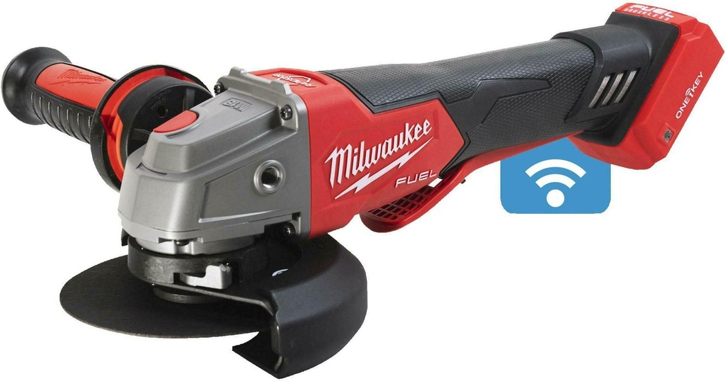 MILWAUKEE M18 FUEL™ ONE-KEY™ M18 ONEFSAG125XPDB-0X ACCU HAAKSE SLIJPER 125mm MET PEDDELSCHAKELAAR & SCHIJFREM 4933478434