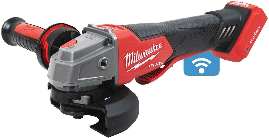 MILWAUKEE M18 FUEL™ ONE-KEY™ M18 ONEFSAG125XPDB-0X ACCU HAAKSE SLIJPER 125mm MET PEDDELSCHAKELAAR & SCHIJFREM 4933478434