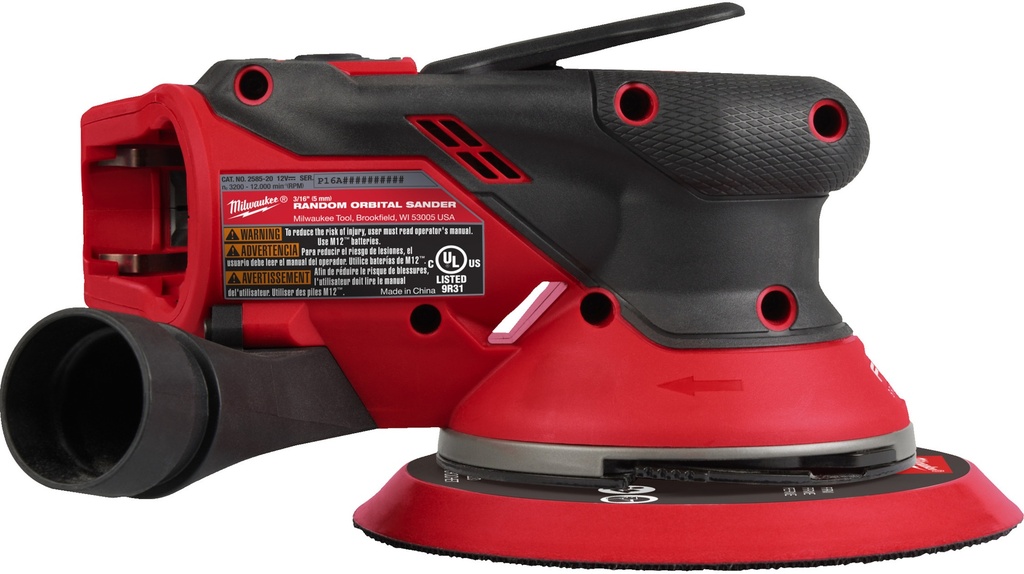 MILWAUKEE M12 FUEL™ M12 FROS5-0 EXCENTRISCHE ACCU SCHUURMACHINE 150mm MET 5mm ROTATIE 4933493650