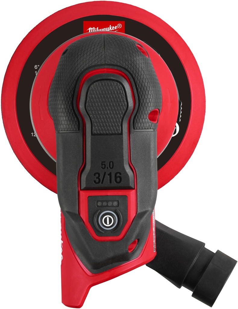 MILWAUKEE M12 FUEL™ M12 FROS5-0 EXCENTRISCHE ACCU SCHUURMACHINE 150mm MET 5mm ROTATIE 4933493650