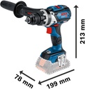BOSCH PRO GSR 18V-110 C ACCU BOORSCHROEFMACHINE 110Nm 06019G0109