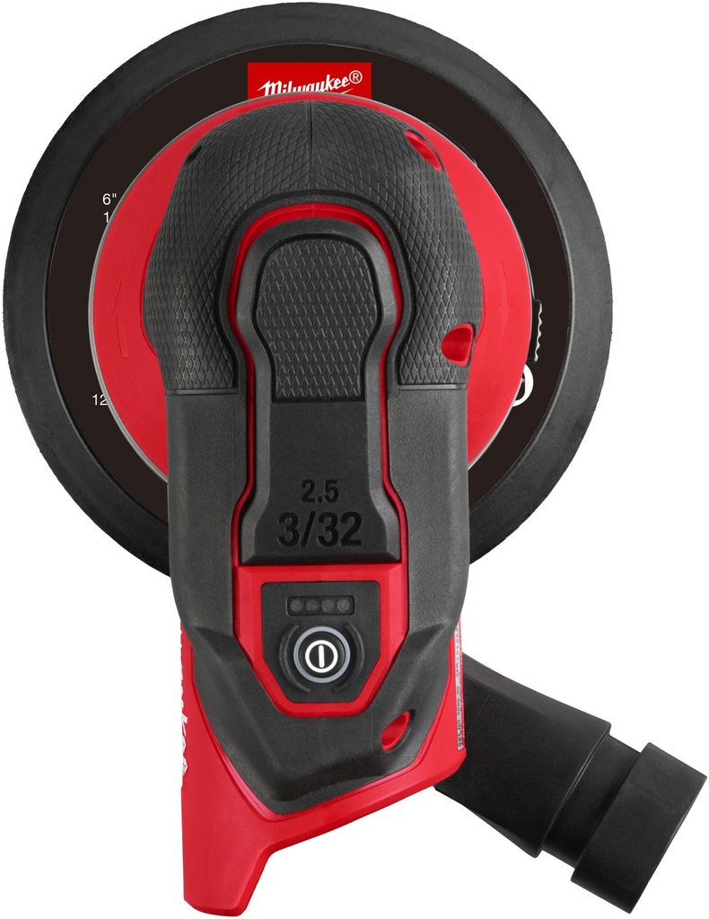 MILWAUKEE M12 FUEL™ M12 FROS2.5-0 EXCENTRISCHE ACCU SCHUURMACHINE 150mm MET 2,5mm ROTATIE 4933493648