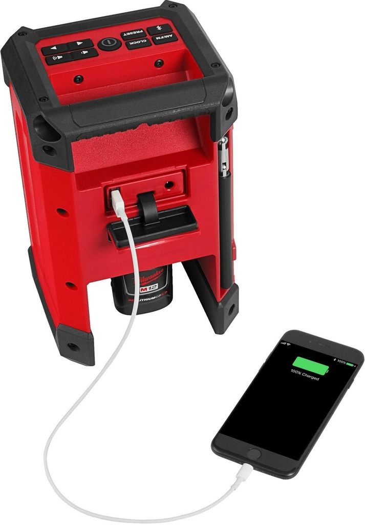 MILWAUKEE M12™ M12 RCDAB+-0 JOBSITE ACCU RADIO 4933472114