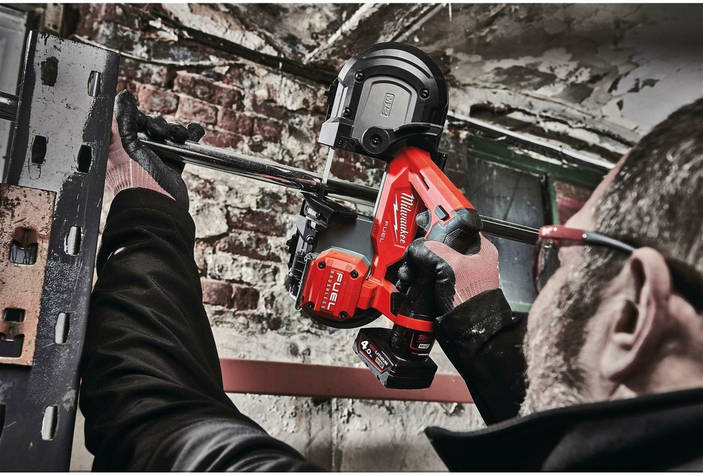 MILWAUKEE M12 FUEL™ M12 FBS64-402C SUBCOMPACTE ACCU BANDZAAGMACHINE 4933478441