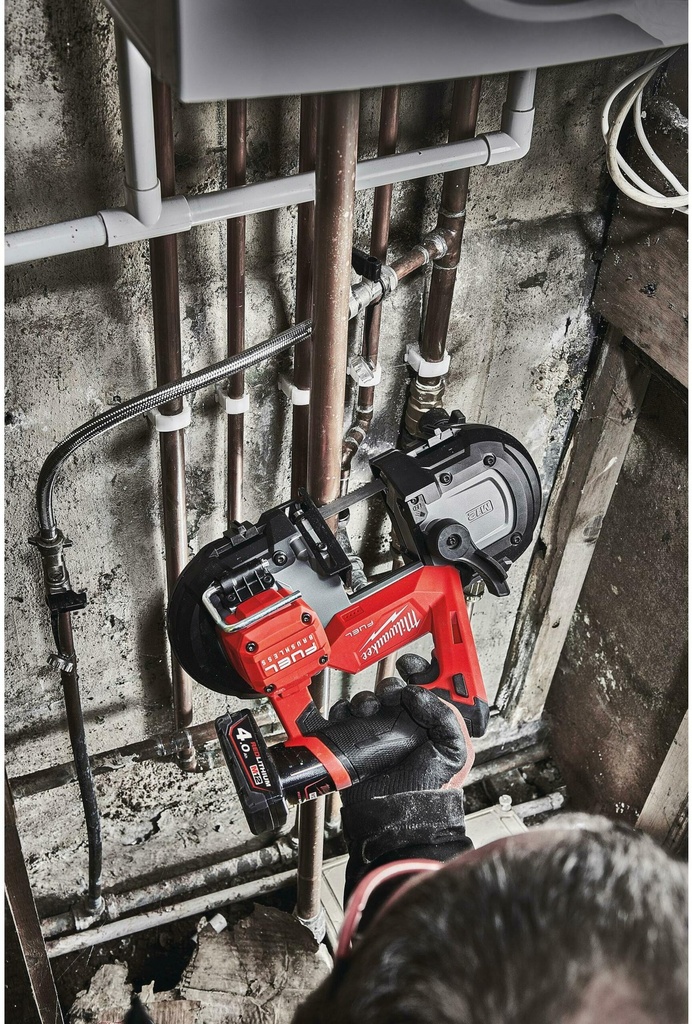 MILWAUKEE M12 FUEL™ M12 FBS64-402C SUBCOMPACTE ACCU BANDZAAGMACHINE 4933478441