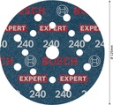 BOSCH EXPERT 0780 FOLIESCHUURSCHIJF 125mm KORREL 240 (50) Stuks. 2608902413