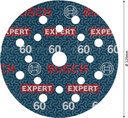 BOSCH EXPERT 0780 FOLIESCHUURSCHIJF 125mm KORREL 60 (50) Stuks. 2608902416