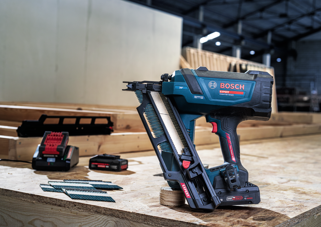 BOSCH EXPERT EXHN18V-90MD ACCU HOUTTACKER 30°/34° 90mm NAGELS 06019R1102