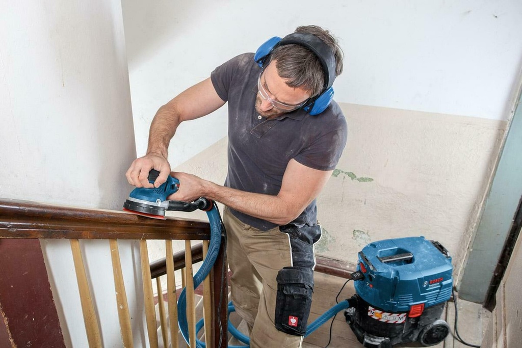 BOSCH PRO GET 55-125 EXCENTERSCHUURMACHINE IN DOOS 