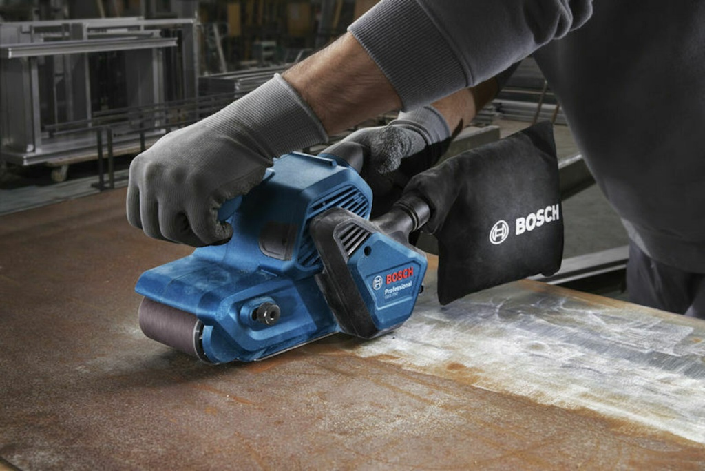 BOSCH PRO GBS 750 BANDSCHUURMACHINE 850W IN DOOS 06012C1020