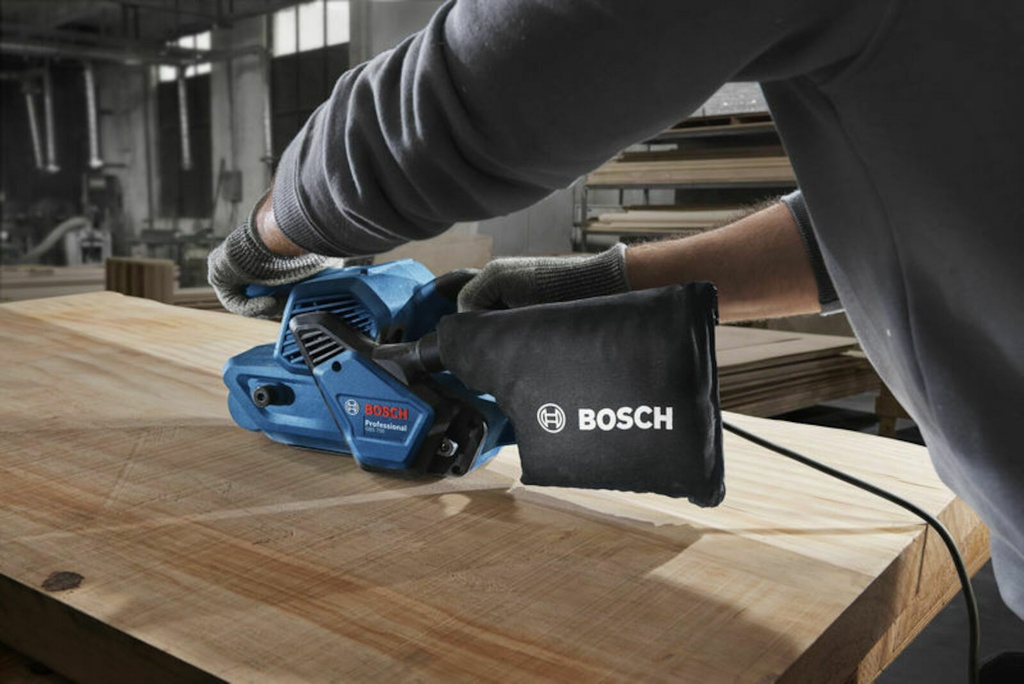 BOSCH PRO GBS 750 BANDSCHUURMACHINE 850W IN DOOS 06012C1020