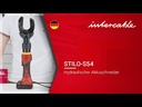 INTERCABLE ACCU HYDRAULISCHE KABELSCHAAR STILO S 54 1 ACCU Li18V2,0Ah+LADER+USB KABEL+KOFFER 25845405