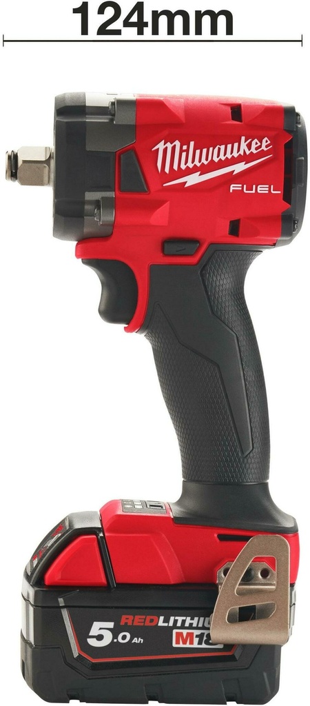 MILWAUKEE M18 FUEL™ M18 FIW2F12-502X 1/2" COMPACTE SLAGMOERSLEUTEL MET FRICTIERING 4933478444