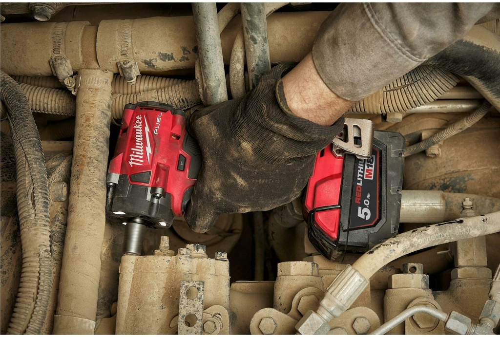 MILWAUKEE M18 FUEL™ M18 FIW2F12-502X 1/2" COMPACTE SLAGMOERSLEUTEL MET FRICTIERING 4933478444