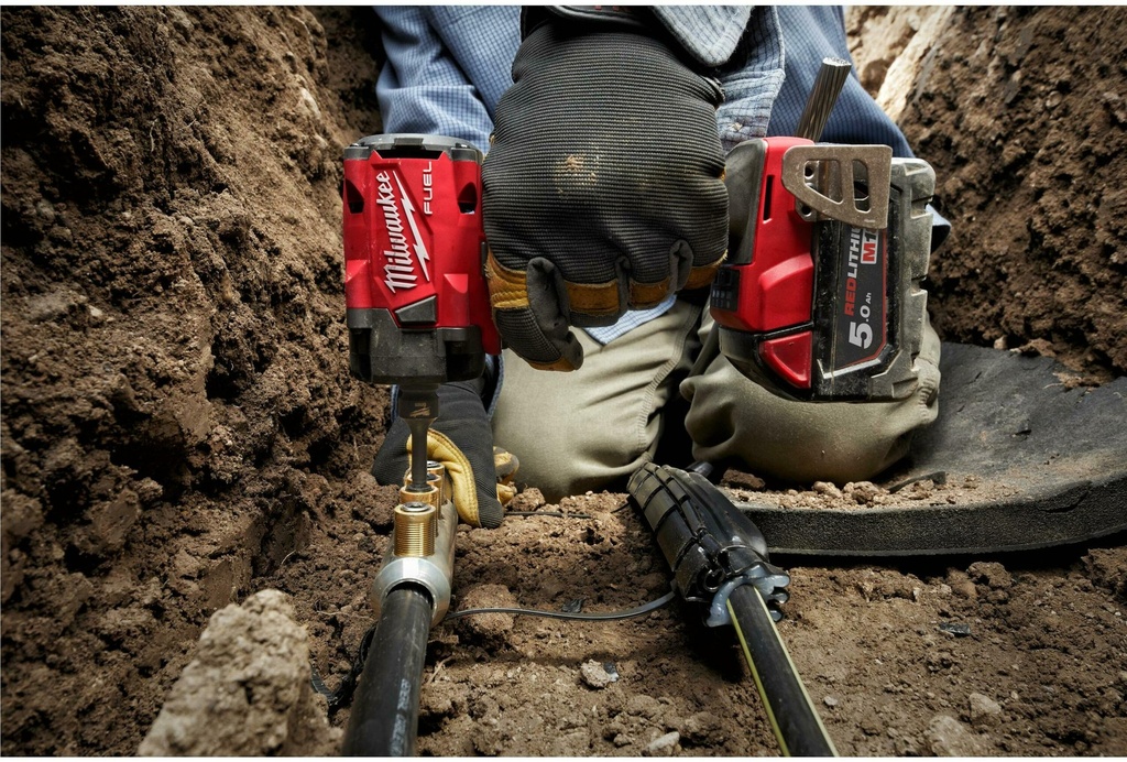 MILWAUKEE M18 FUEL™ M18 FIW2F12-502X 1/2" COMPACTE SLAGMOERSLEUTEL MET FRICTIERING 4933478444
