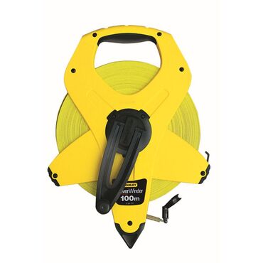 STANLEY LANDMETER POWERWINDER GLASFIBER BAND 100 meter 12,7mm 2-34-777