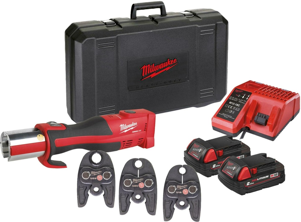 MILWAUKEE M18™ ONE-KEY™ M18 BLHPT-202C KOOLBORSTELLOOS ACCU PERSTANGSET FORCE LOGIC™ U-PROFIEL 16/20/25 4933451136