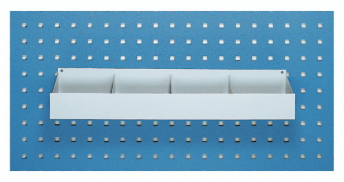 GEREEDSCHAPOPHANGBAK 4-VAKS 1500 H 10-100 456x50x100mm BxHxD VOOR GEREEDSCHAPSWAND 5792620