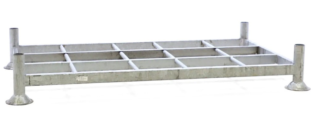 MOBIELE STAPELRACK GESCHIKT VOOR RONGEN 60.3 (GEBRUIKT) L=2015mm B= 1165mm H= 300mm 99-620GB
