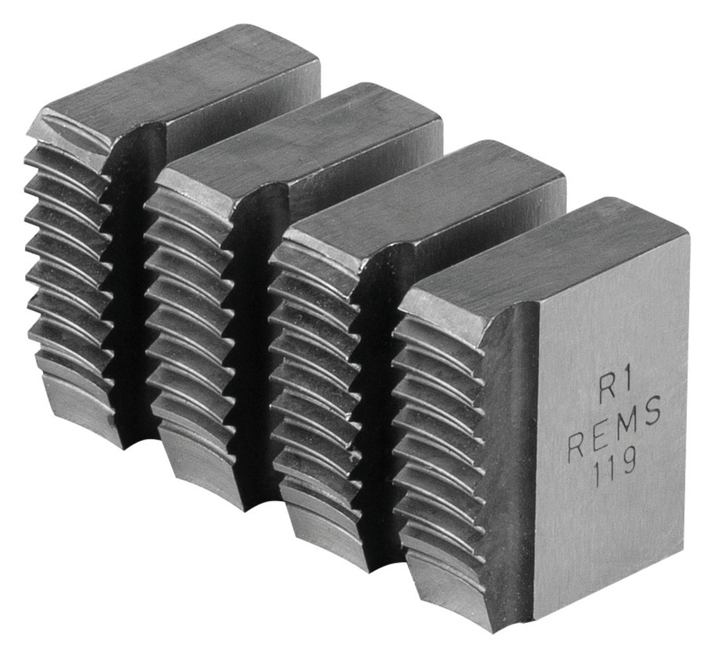 SET of 4 THREAD CUTTING BLADES BSPT R 1" 521052