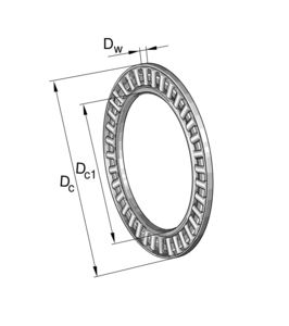 INA NAALDLAGERKOOI AXK 6085 A AFMETING: 60x85x3mm (IDxODxW)