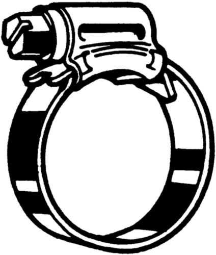 HOSE CLAMP ABA stainless steel A4 11-17mm b=9mm