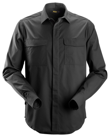 SERVICE SHIRT ZWART 8510 0400 L LANGE MOUWEN