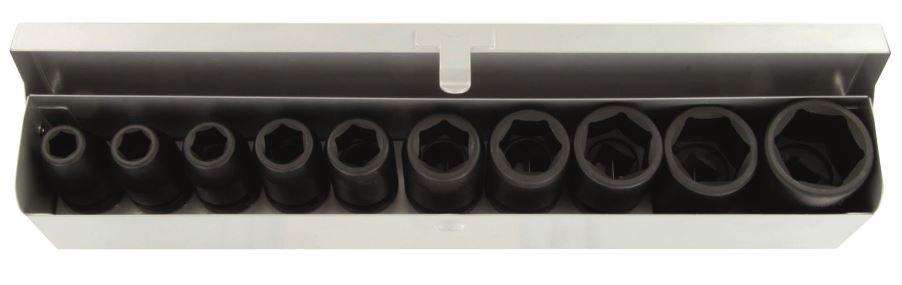 KRACHTDOPPENSET 1/2" 9-27mm DO0012-0000S IN STALEN DOOS *A*