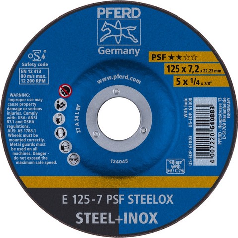 BRAKING DISC 125x7x22.2 62012640 / 640883 (10)