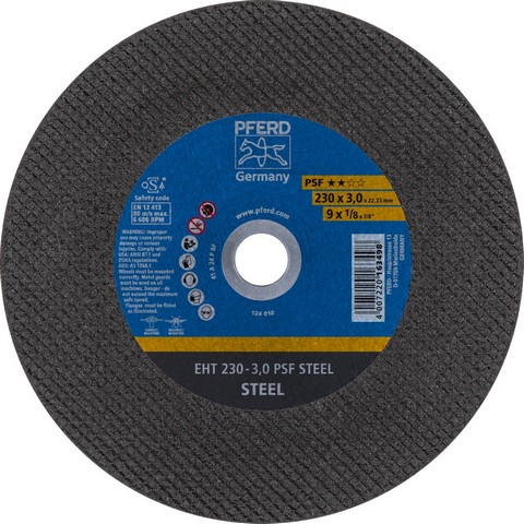 SLICED DISC EHT 230-3.0 A24P STEEL (BLACK) (+) (25) 61728222/163498