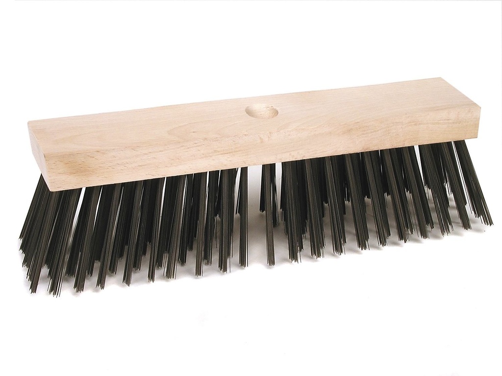 STEEL WIRE STREET BROOM 30cm