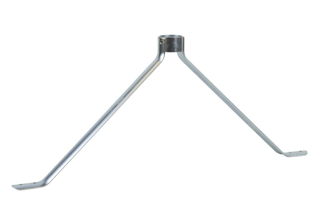 STEELHOUDER METAAL ROND 28mm 190X450mm (min. bezembreedte 50cm)