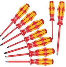 WERA SCHR.DR.SET VDE 160i/162i/167i SERIE KRAFTFORM+ 100 9-DELIG