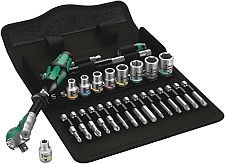 WERA RATCHET AND SOCKET SET 8100 SA-6 *A* 26-PIECE *A*