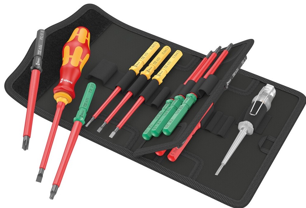 WERA SET VDE 60i65i/16 KK M/WISS.KLING SERIES KRAFTFORM KOMPACT16-PIECE