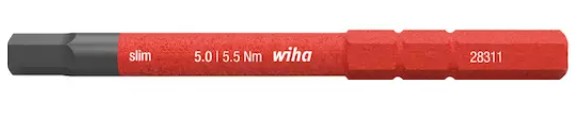 SLIMFIX SCREWDRIVER KLING VDE Allen key 5mm for VDE TORQUE SCREWDRIVER 2831-18