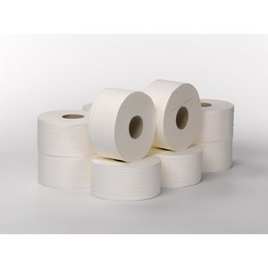 PK a 12 Rol TOILETPAP. D=17cm Br=10cm ROLLENGTE 180 mtr