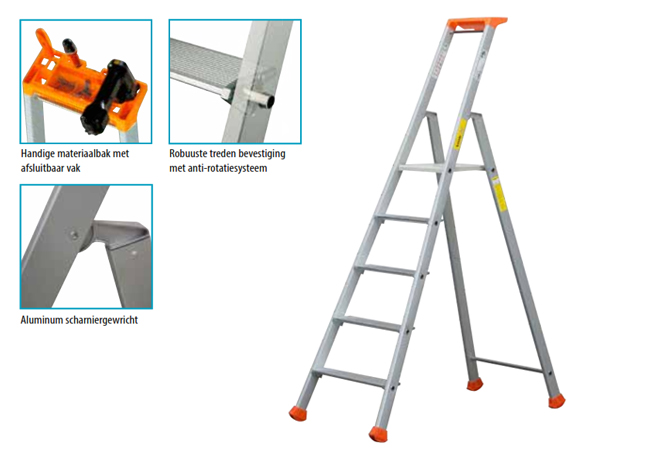 ALUMINUM STAIRCASE 2370 1x3 steps