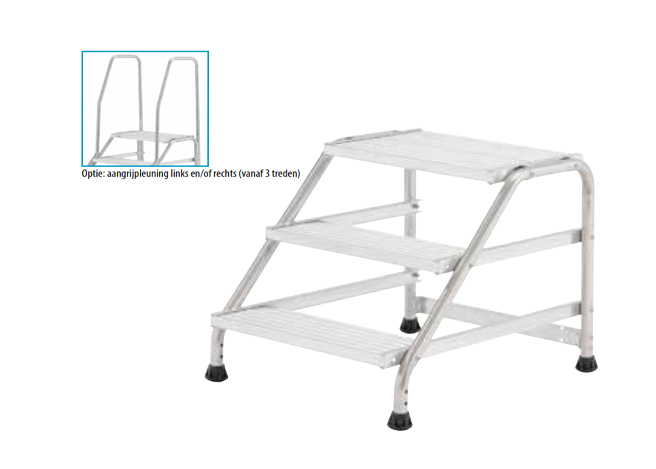 SINGLE-SIDED HANDRAIL 1223790814 INCL. MOUNTING MATERIALS EXCL. MOUNTING