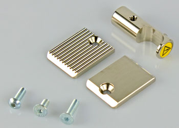 SET a 2 STUKSV-PLATEN 244703 v. 24470001( 1x geribbeld / 1x vlak + schroeven)