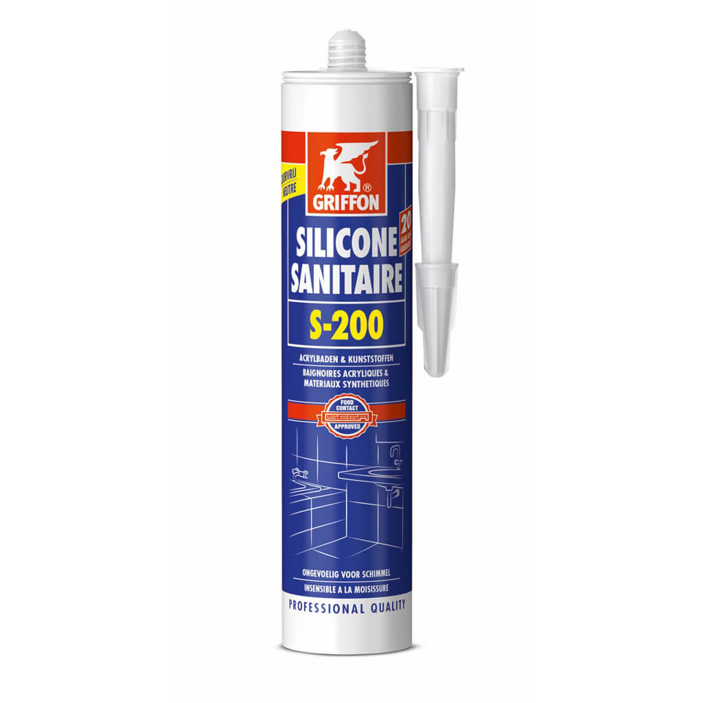 KOKER a 300ML SILICONENKIT S-200 GRIJS (min besteleenh/ verpakking = 12 st)