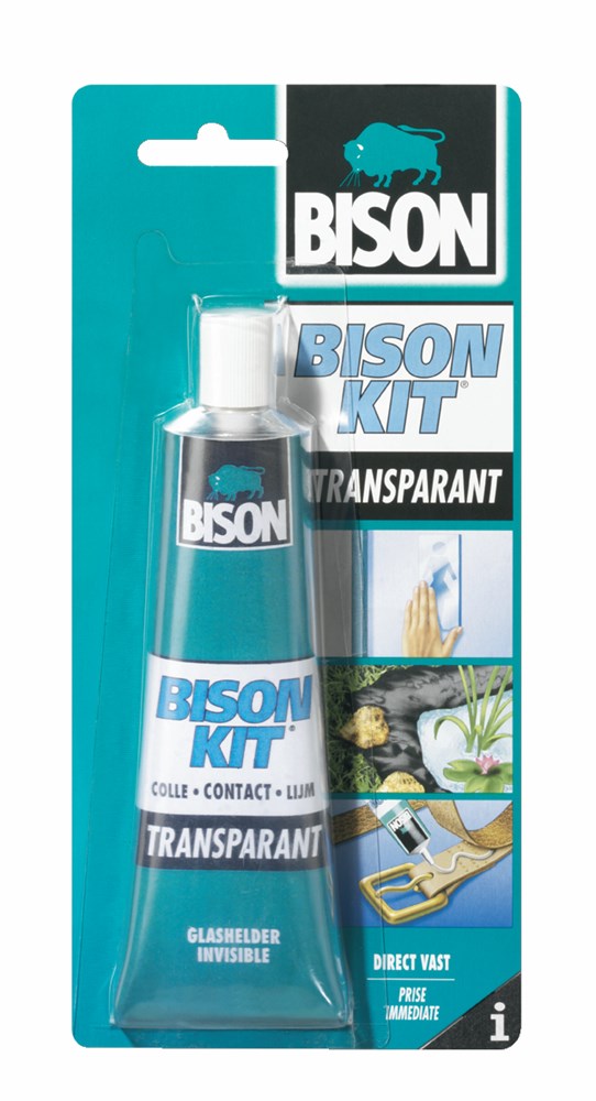 BISON-KIT LIJM TRANSPARANT TUBE 100ML 