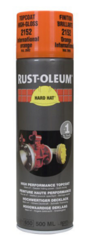 RUST-OLEUM TOP COAT 2152 ORANGE high gloss international orange SPRAY CAN
