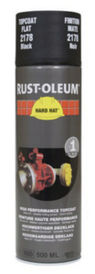 RUST-OLEUM TOP COAT 2178 MATTE BLACK SPRAY CAN