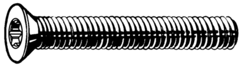 TORX BOLT VK Stainless Steel A2 D965 M4x50