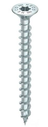 CHIPBOARD SCREW-GALVANIZED 4X70mm TX20 HECO TOPIC PLUS FULL THREAD
