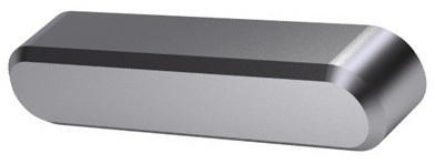 INSERT WEDGE D6885A stainless steel 5x5x25 mm