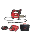 MILWAUKEE HD CORDLESS GREASE GUN 18V M18 GG201C + CASE + FAST CHARGER + 1x BATTERY 18V 2.0Ah