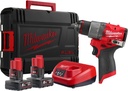 MILWAUKEE ACCUBOORSCHR.MACH.M12 FDD2-602 +2X ACCU 12V 6,0AH + LADER M12 + HD-BOX