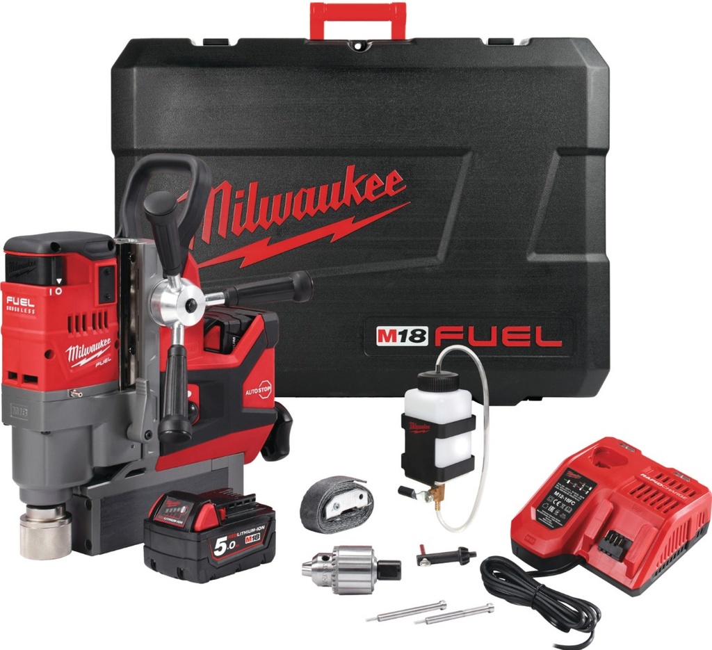 MILWAUKEE 18V KERNBOORMACH. M18FMDP-502C M 2 ACCU M18 B5 EN LADER M12-18FC